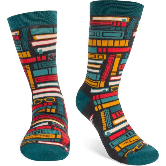 Book and Reading Socks - Funny gift for book lovers - Cozy socks for men and wom - Picture 5 of 8